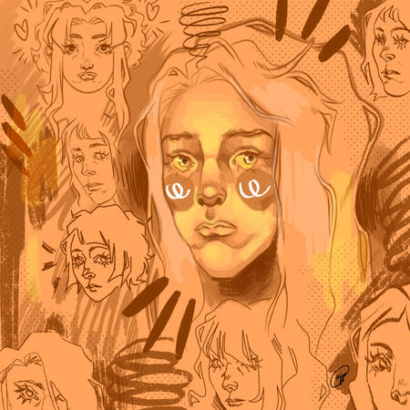 Orange Doodle