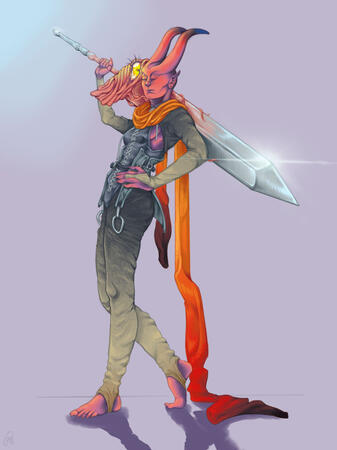 Tiefling Cursed Knight